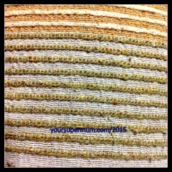 Chunky rope-twisted patterns. I like them for making my knapsack bags. Photo taken for yoursupermum.com/am-i-a-hoarder/ 